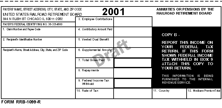 Form RRB&ndash;1099&ndash;R