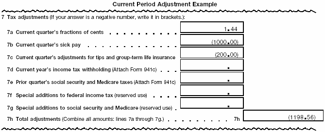 Current Period Adjustment Example